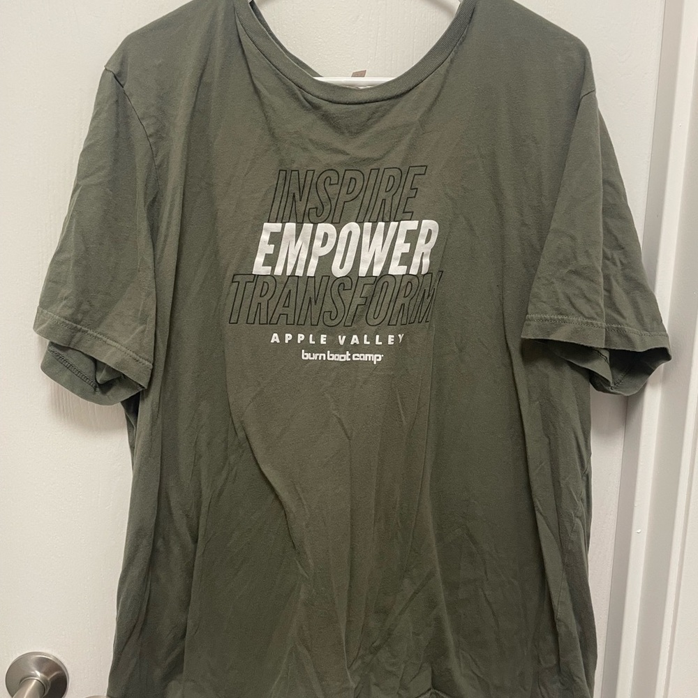 Burn boot camp unisex t shirt size 2XL